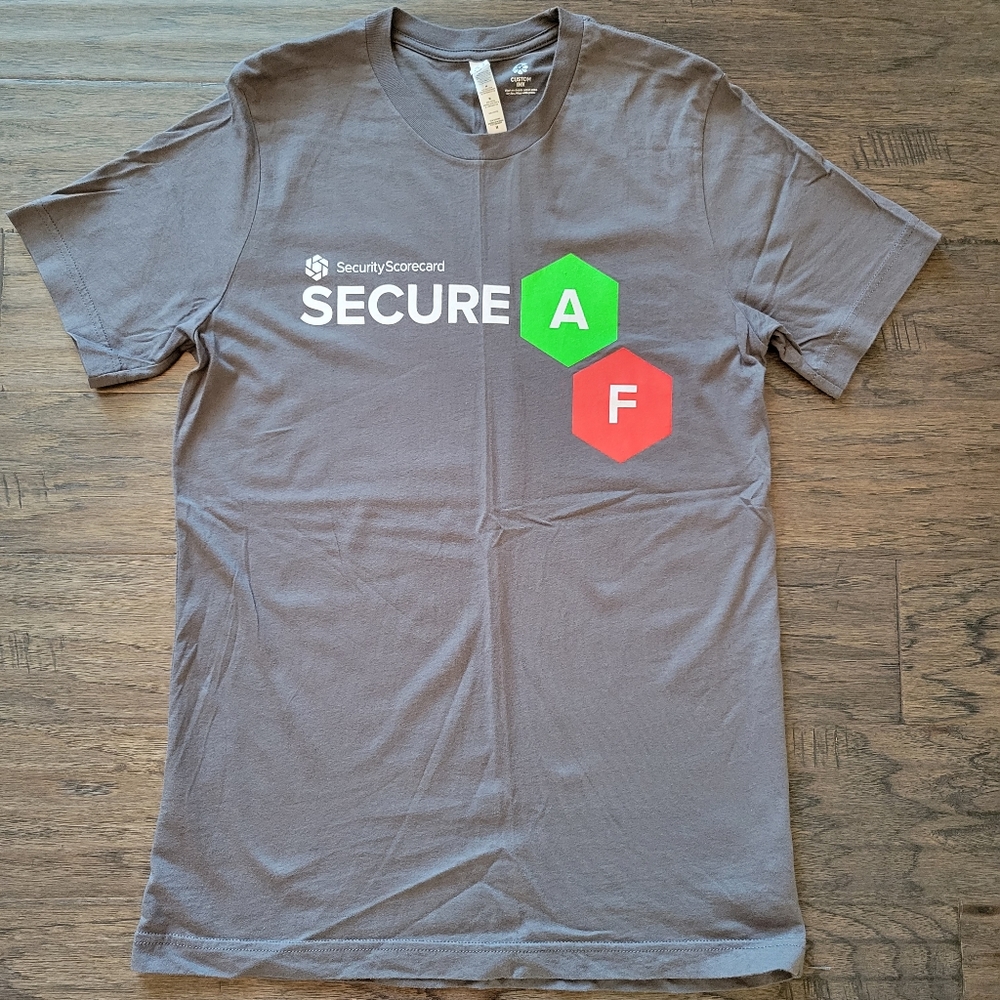 Men's Gray IT Security Scorecard T-Shirt - Size Medium
